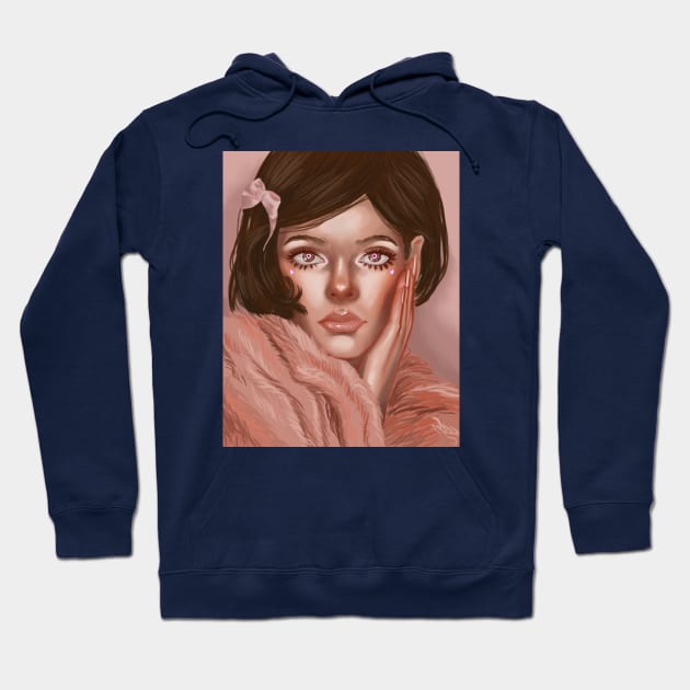 Pynk Hoodie by SosiCreatesArt